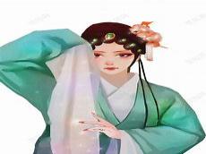 戏曲人物花旦